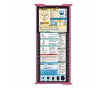 WhiteCoat Clipboard® Trifold - Pink Primary Care Edition